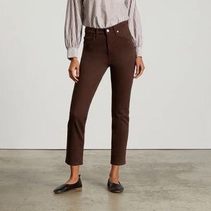Size 26 Everlane Cheeky Jean in Clove